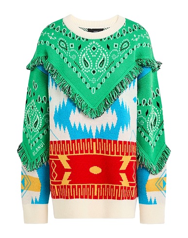 ALANUI Jumper White 100% Wool