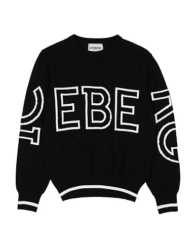 ICEBERG Jumper Black 100% Cotton
