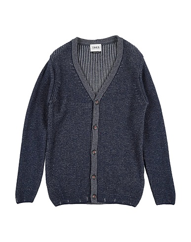 BERNA Cardigan Navy blue 80% Wool, 20% Polyamide