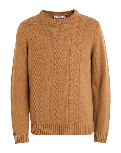 GREY DANIELE ALESSANDRINI Sweater Camel 80% Wool, 20% Polyamide