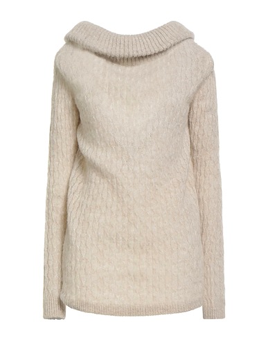SEMICOUTURE Pullover Grigio chiaro 50% Lana di alpaca, 28% Poliammide, 22% Lana Vergine