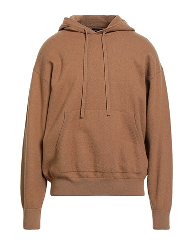 ROBERTO COLLINA Cardigan Camel 100% Merino Wool