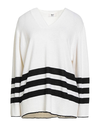 B.YU Jumper Cream 47% Merino Wool, 30% Viscose, 15% Cashmere, 8% Polyamide
