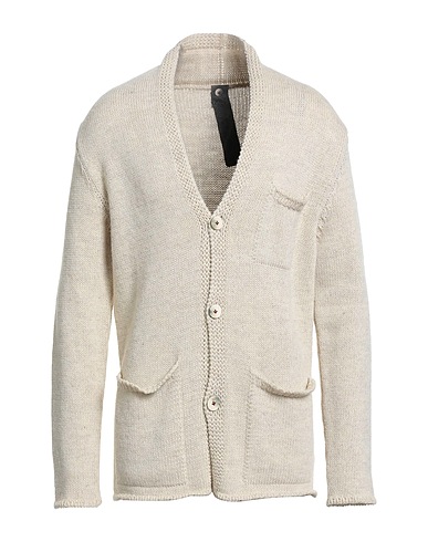 H953 Cardigan Beige 80% Wool, 20% Linen
