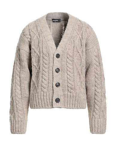 DSQUARED2 Cardigan Beige 42% Alpaca wool, 30% Cotton, 28% Wool