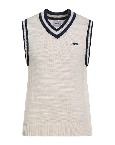 OBEY Jumper Ivory 80% Acrylic, 20% Wool