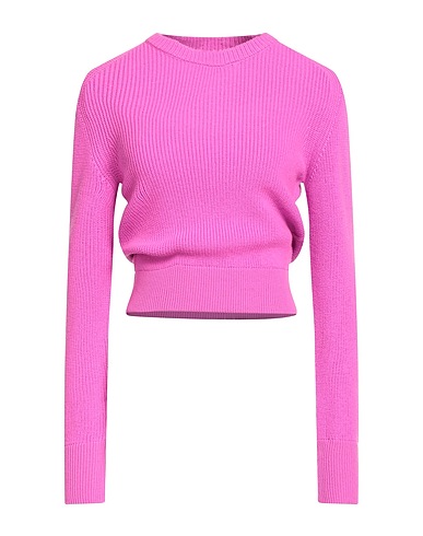 FORTE_FORTE Jumper Fuchsia 100% Virgin Wool