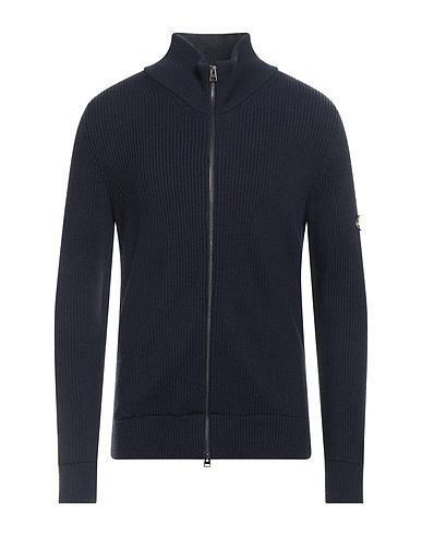 STAR POINT Cardigan Midnight blue 100% Virgin Wool