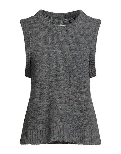 MAISON MARGIELA Sleeveless sweater Grey 50% Linen, 50% Wool