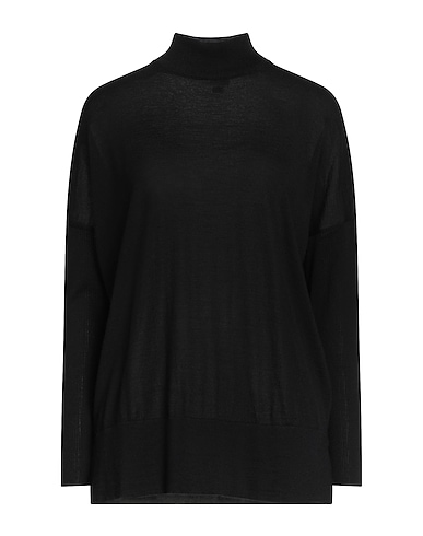 AGNONA Cashmere jumper Black 70% Cashmere, 30% Silk, Metal