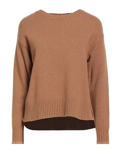 MALÌPARMI Pullover Cammello 37% Lana, 27% Viscosa, 20% Poliammide, 13% Lana mohair, 3% Acrilico