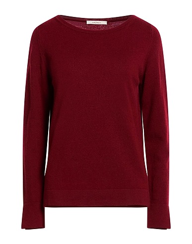 MALÌPARMI Jumper Burgundy 90% Wool, 10% Cashmere