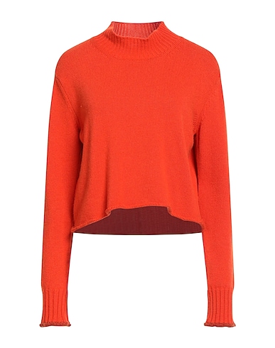 MALÌPARMI Jumper Orange 37% Wool, 27% Viscose, 20% Polyamide, 13% Mohair wool, 3% Acrylic