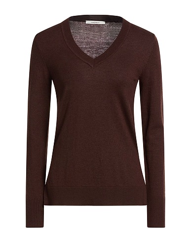 MALÌPARMI Pullover Dunkelbraun 40% Nylon, 35% Viskose, 20% Wolle, 5% Kaschmir