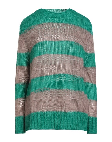 MALÌPARMI Pullover Verde smeraldo 50% Lana mohair, 32% Poliammide, 18% Lana