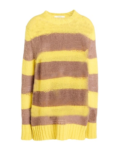 MALÌPARMI Pullover Giallo 50% Lana mohair, 32% Poliammide, 18% Lana