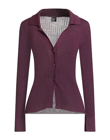 PINKO Cardigan Plum 50% Acrylic, 50% Wool
