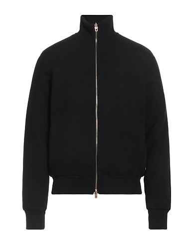 AGNONA Jacket Black 100% Cashmere, Brass