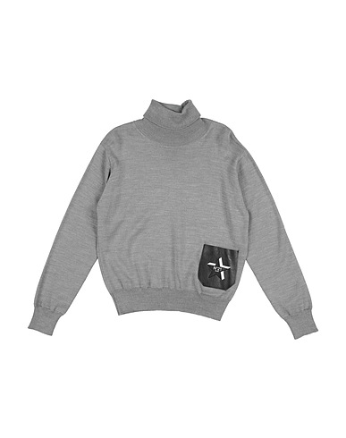 N°21 Polo neck Grey 50% Acrylic, 50% Wool