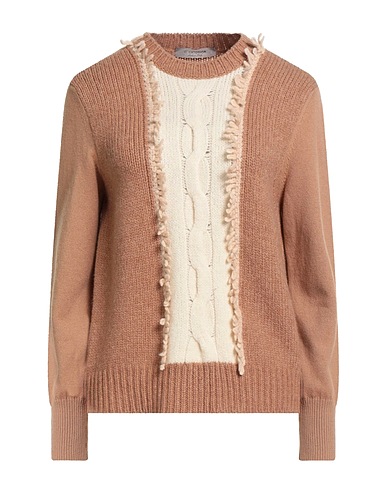 D.EXTERIOR Jumper Camel 81% Merino Wool, 8% Silk, 7% Polyamide, 4% Cashmere