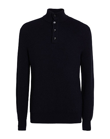 AGNONA Cashmere jumper Midnight blue 100% Cashmere, Metal