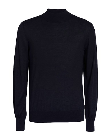 AGNONA Polo neck Midnight blue 35% Cashmere, 35% Wool, 30% Silk