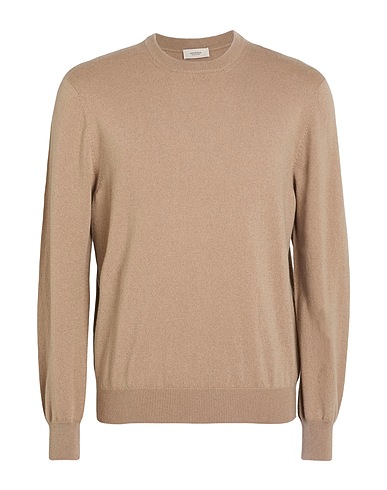 AGNONA Cashmere jumper Beige 100% Cashmere, Metal