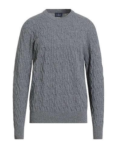 HACKETT Pullover Grigio 100% Lana d'agnello