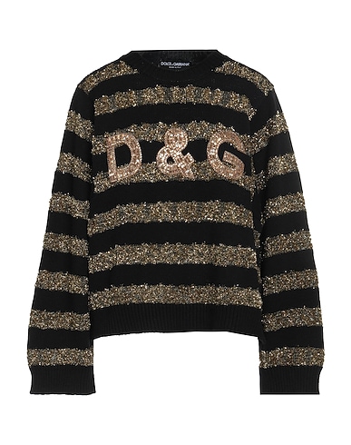 DOLCE&GABBANA Jumper 65% Cashmere, 29% Polyester, 6% Polyamide, Brass, Glass