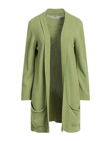 CARTA LIBERA Cardigan Green 50% Viscose, 27% Polyester, 23% Polyamide