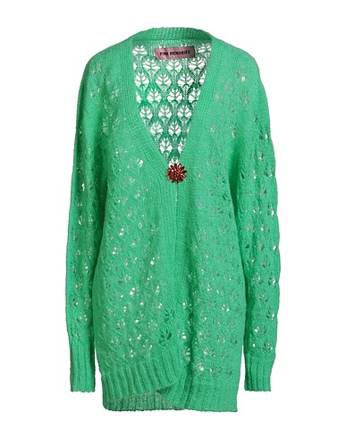 PINK MEMORIES Cardigan Green 36% Acrylic, 30% Mohair wool, 30% Polyamide, 4% Wool