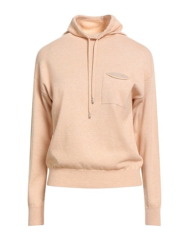 PESERICO Polo neck Sand 70% Virgin Wool, 20% Silk, 10% Cashmere