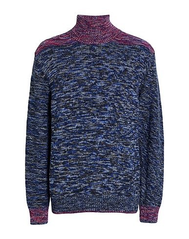 PS PAUL SMITH Turtleneck Midnight blue 35% Polyamide, 30% Wool, 30% Viscose, 5% Cashmere