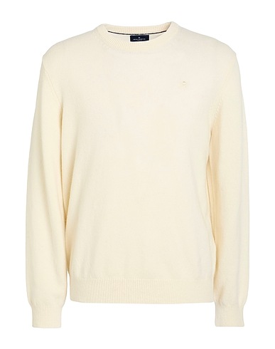HACKETT Pullover Avorio 100% Lana d'agnello