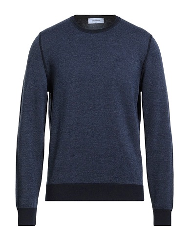 GRAN SASSO Sweater Navy 100% Virgin Wool