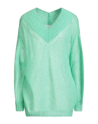 FORTE_FORTE Pullover Verde chiaro 50% Lana mohair, 50% Poliammide