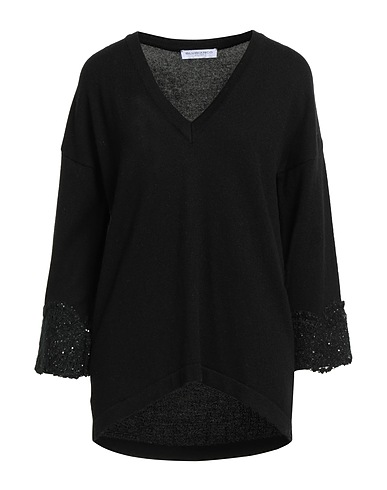 BLU BIANCO Sweater Black 55% Merino Wool, 30% Silk, 15% Cashmere