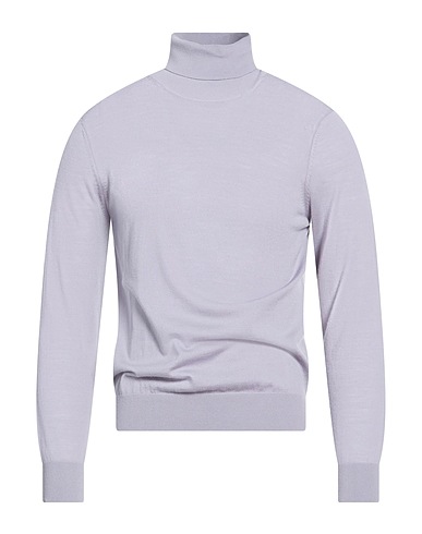 BELLWOOD Polo neck Lilac 100% Merino Wool