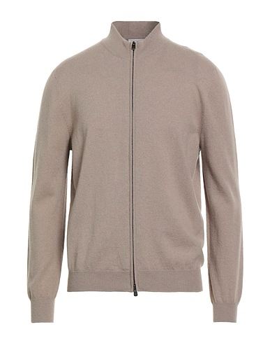 AGNONA Cardigan Beige 100% Cashmere, Metal