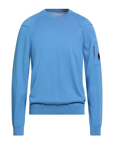 C.P. COMPANY Pullover Blu chiaro 100% Cotone