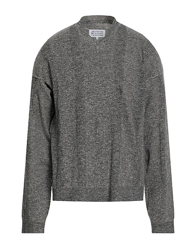 MAISON MARGIELA Sweater Charcoal 40% Linen, 30% Cotton, 30% Polyester