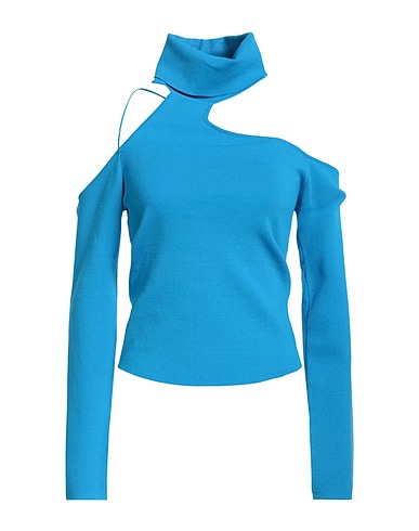 GAUGE81 Rollkragenpullover Azurblau 65% Rayon, 35% Polyamid