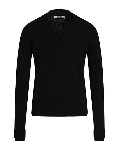 GRIFONI Jumper Black 100% Virgin Wool