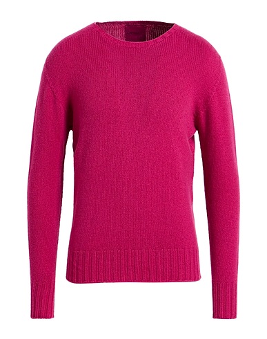 CAPSULE KNIT Cashmere blend Magenta 100% Cashmere