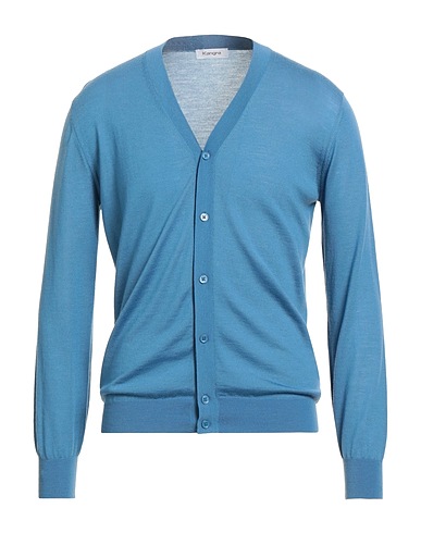 KANGRA Cardigan Light blue 100% Wool