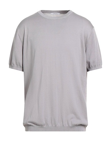 KANGRA Jumper Light grey 60% Silk, 40% Cotton