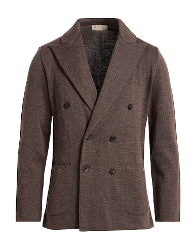 FLY 3 Blazer Chocolate brown 100% Virgin Wool