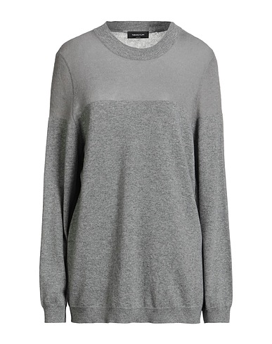 FABIANA FILIPPI Jumper Light grey 75% Virgin Wool, 15% Silk, 10% Cashmere, Mohair wool, Alpaca wool