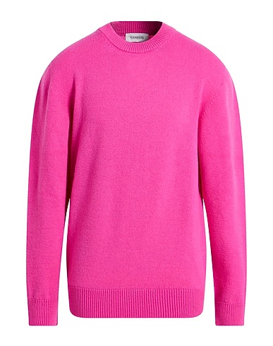 LANEUS Pullover Magenta 90% Lana Merino, 10% Cachemire
