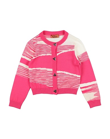 MISSONI KIDS Cardigan Pink 100% Virgin Wool, Wool